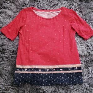 Ann Taylor Loft Cotton Tee Shirt